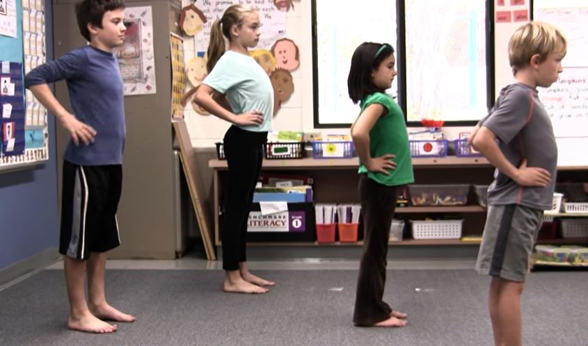Standing Yoga in the Classroom for Elementary Students